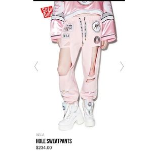 Designer inspired (W.I.A) Trendy patch sweats